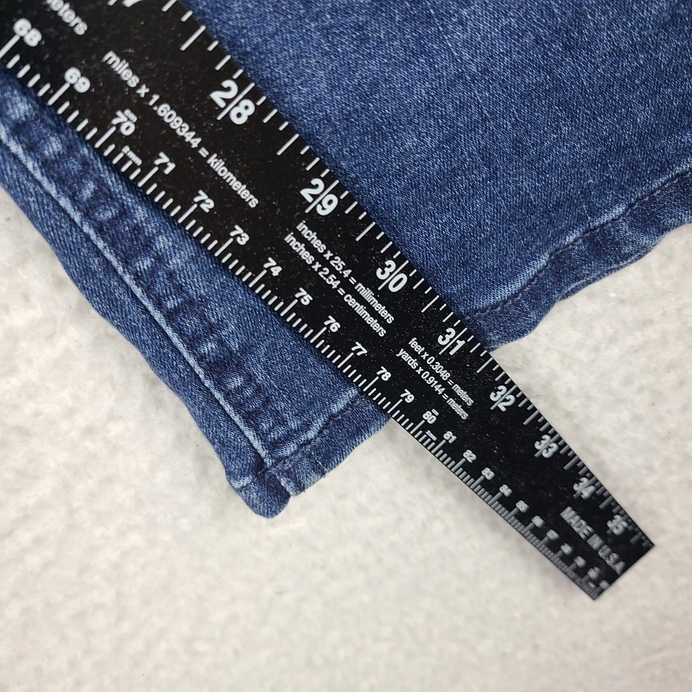 Democracy Jeans Womens 18W Blue Ab Solution Boot Cut Dark Wash Denim - Picture 6 of 12